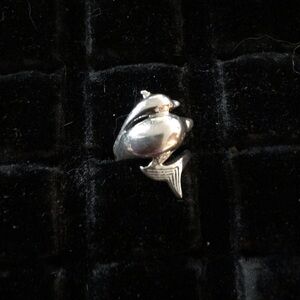 Sterling Silver (925) Dolphin-Shaped Ring